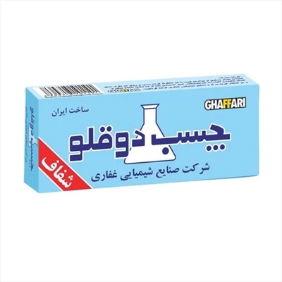 چسب دو قلو غفاری شفاف
