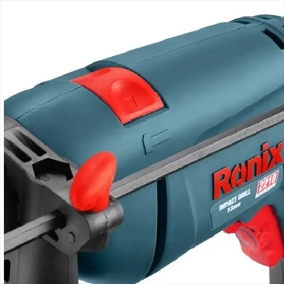 دریل برقی چکشی سایز 13 میلیمتری 810 وات برند رونیکس کد 2210